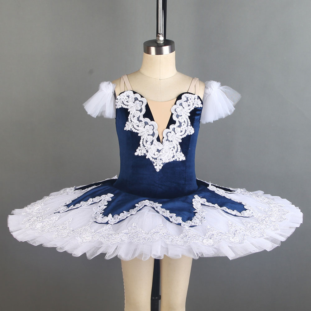Children's ballet tutu skirt Nutcracker competition professional dance skirt blue tutu skirt adult ballet costume
