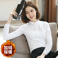 Белый бархат (стоящий воротник)