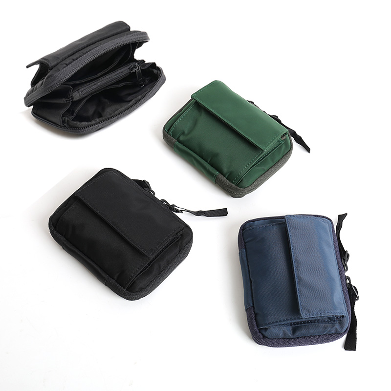 Japanese trendy brand COIN PURSE men and women fashion hand-held coin purse coin card bag card set mini short small bag