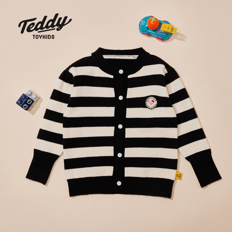 Teddy Bear Collection Girls' Knitted Cardigan Jacket Spring and Autumn 2023 New Children's Autumn Clothing Girls' Sweater Teddy Bear Collection Girls' Knitted Cardigan Jacket Spring and Autumn 2023 New Children's Autumn Clothing Girls' Sweater