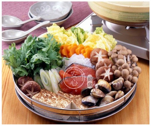 Japan manufactures imported Jijikawa 304 stainless steel asphalt disc with dish dish with dish hot pot tray