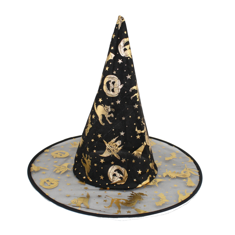 Đồ dùng cho trẻ em Ngày Halloween Ball Dress Up COS Children Mũ phù thủy Mũ phù thủy Mũ Magician Cap - Sản phẩm Đảng / Magic / Hiệu suất phụ kiện hóa trang halloween