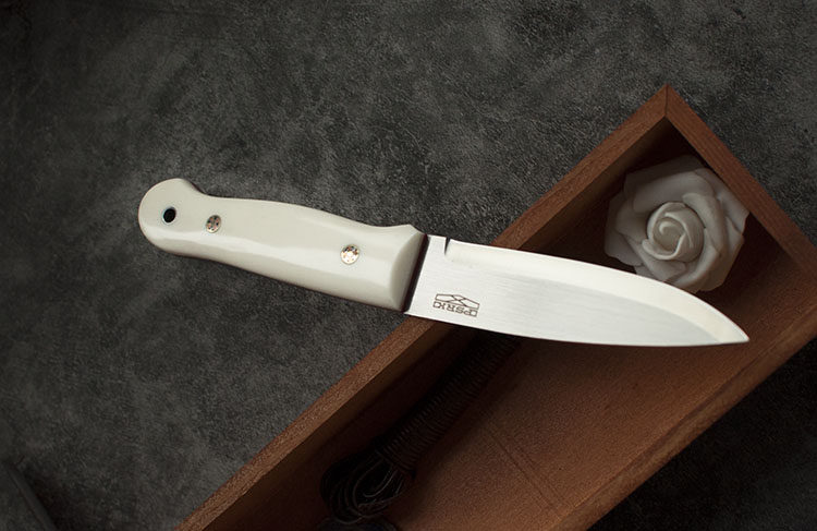 Baiyong PSRK на открытом воздухе инструмент новый гром жировой импорт нержавеющей стали 14C28N прямой нож высокая твердость Кожаная оболочка к          