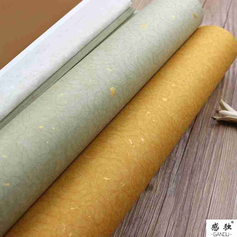 Half-life semi-cooked rice paper writing brush calligraphy font Creative universal paper Four-size pairs of strips screen open imitation ancient calligraphic work paper