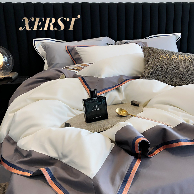XERST light extravaganza 120 long suede cotton four pieces of intimate skin pure cotton full cotton minimalist bedbed bedding