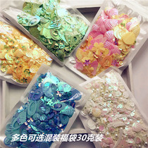 DIY hand stitched sequins mixed material bag clothes decoration rice beads performance clothing accessories wedding dress beaded accessories