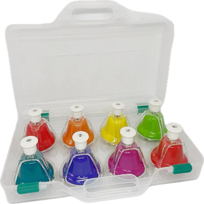 Look for Taiwan Eight-Tone Bell Orff Hand-Cranked Children's Musical Instrument Eight-Tone Colorful Eight-Tone Mouse Bell