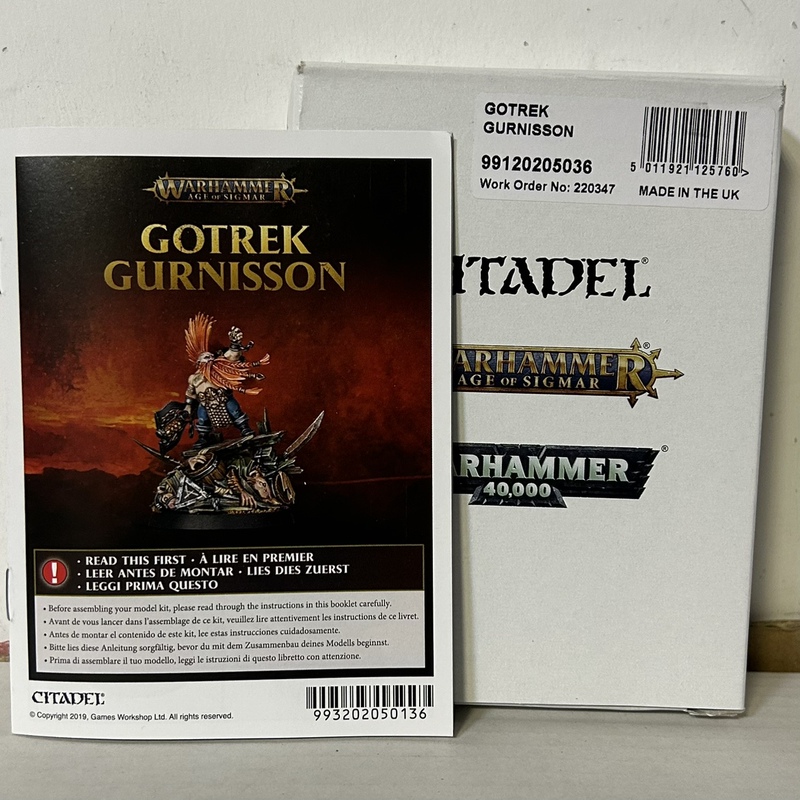 Warhammer Adeptus Mechanicus Dwarf Hero Gotrek Gurnisson