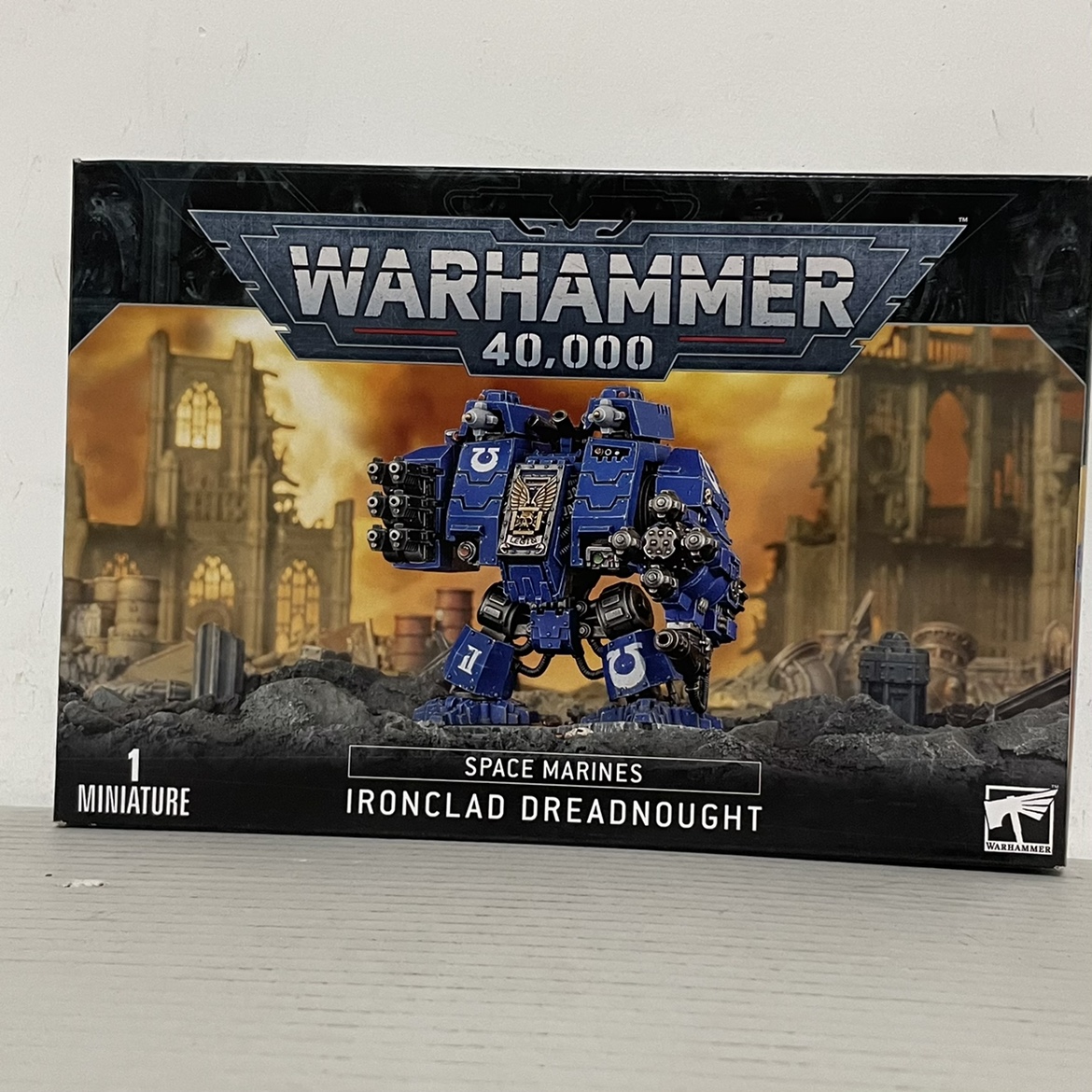 Combat Hammer 40k 40 Interstellar Warriors Sm Steel Fearless Ironclad Dreadnought