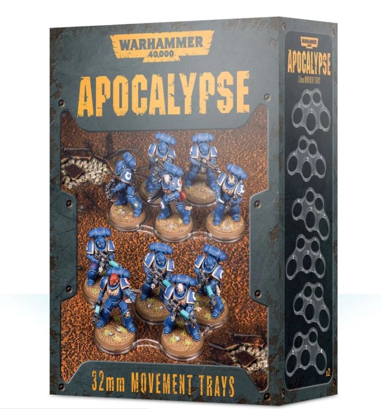 Hammer 40k Apocalypse of the Hammer 40k Apocalypse 32mm Movement Trays