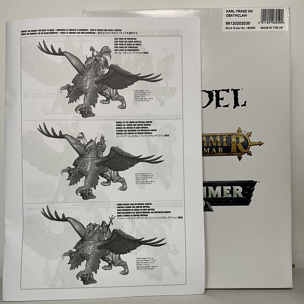 Hammer Aos Direct Sales General Freeguild General on Griffon Karl franz