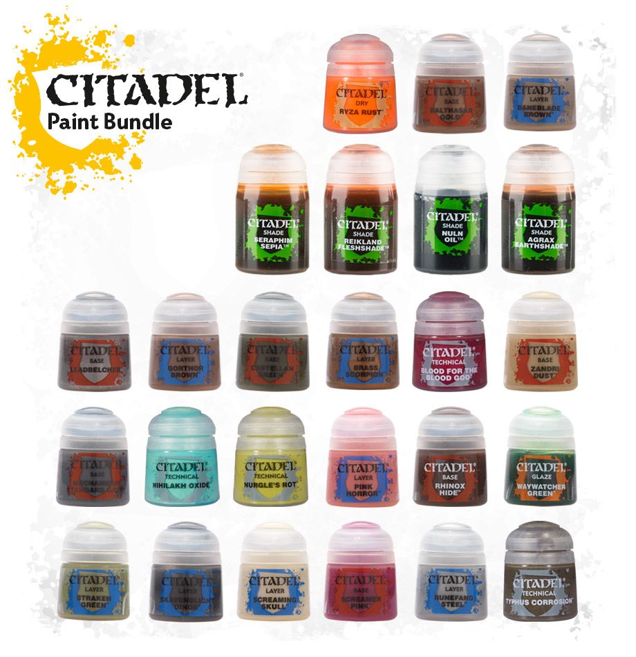 Combat Hammer 40k Aos Paint Suit Nano Scale Demons of Nürgle Paint Paint