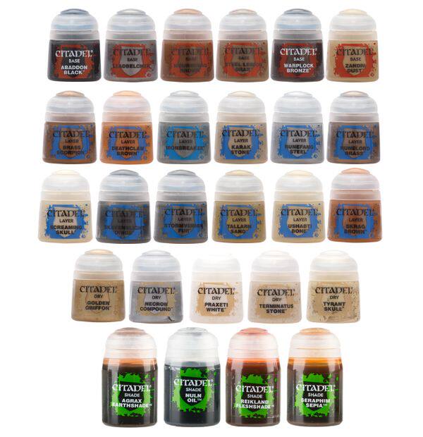 Battle hammer aos lacquer suit Darkness citadel Paint black slave chaos humans