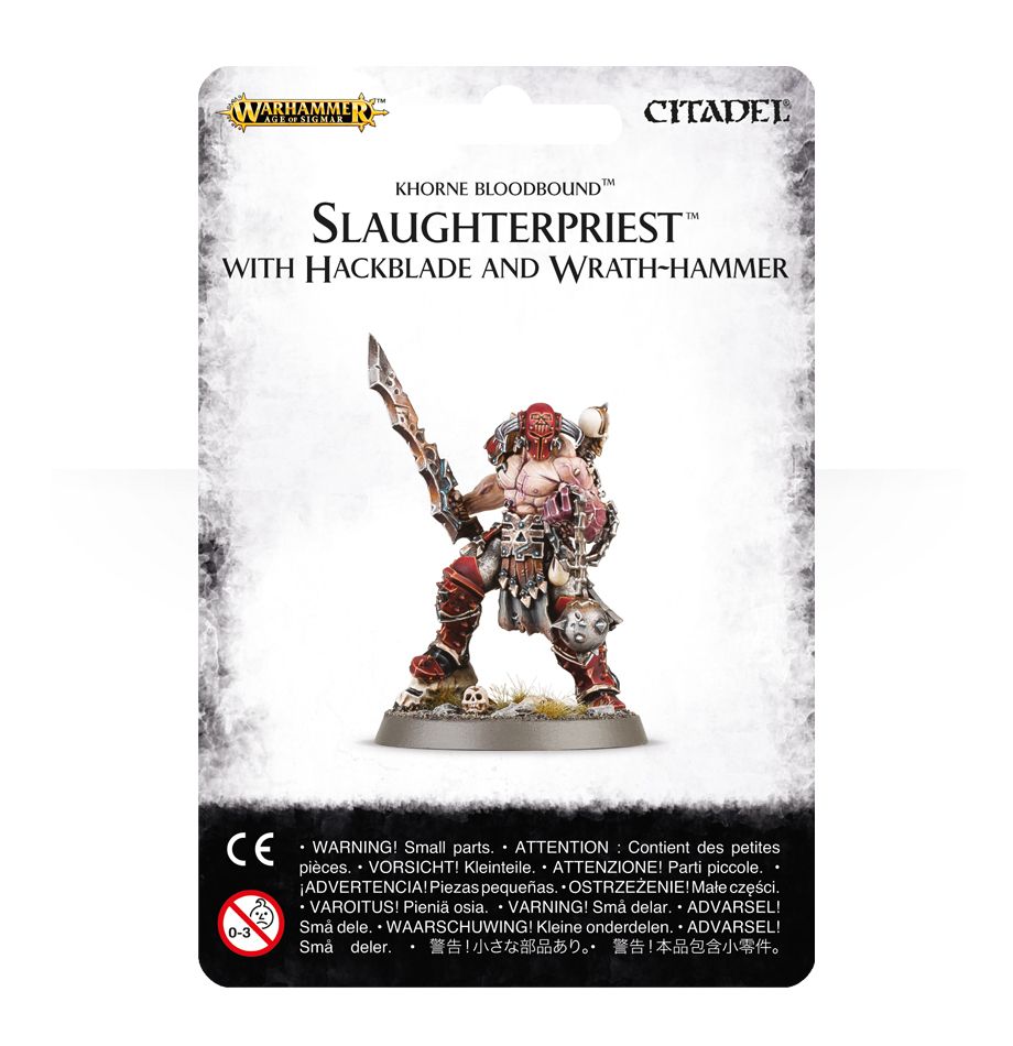 Warhammer aos Chaos Khorne direct sales hq Slaughterpriest sacrifice