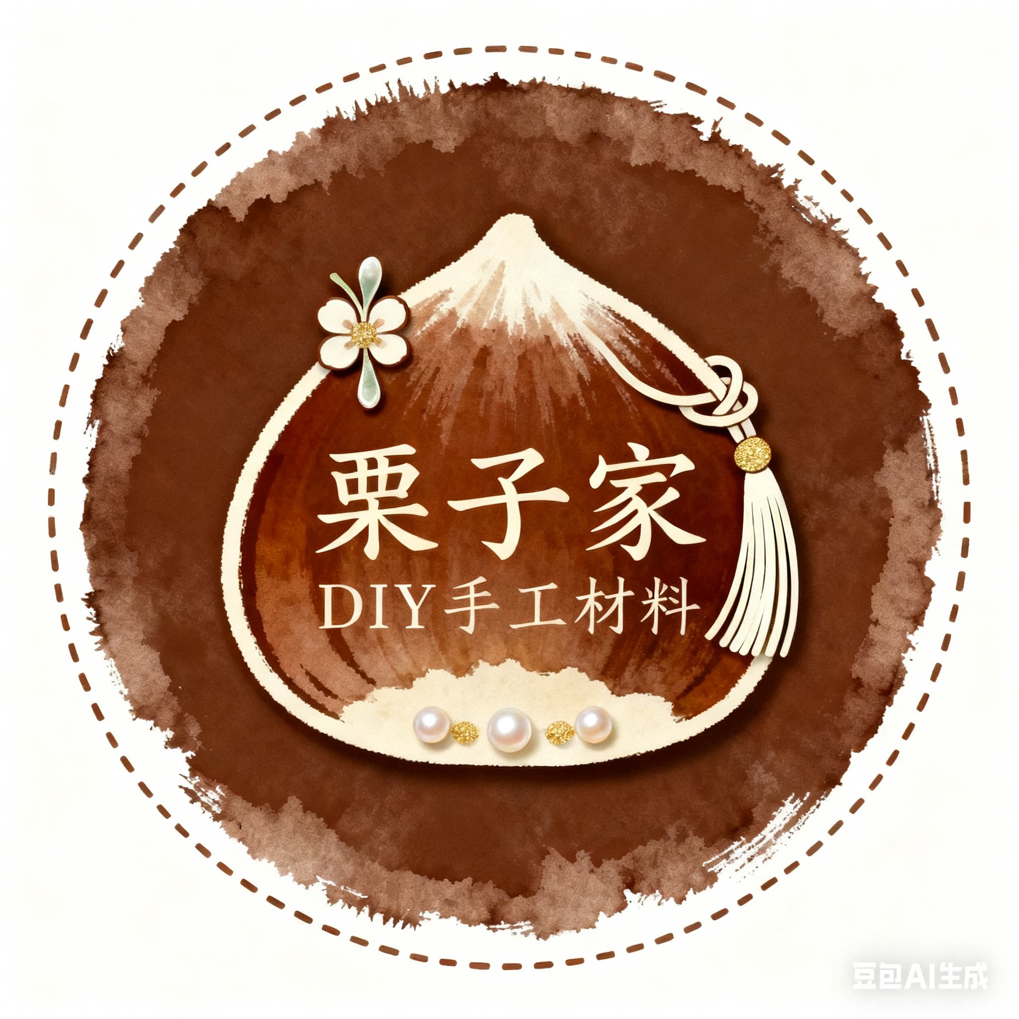 栗子家DIY手工材料的LOGO