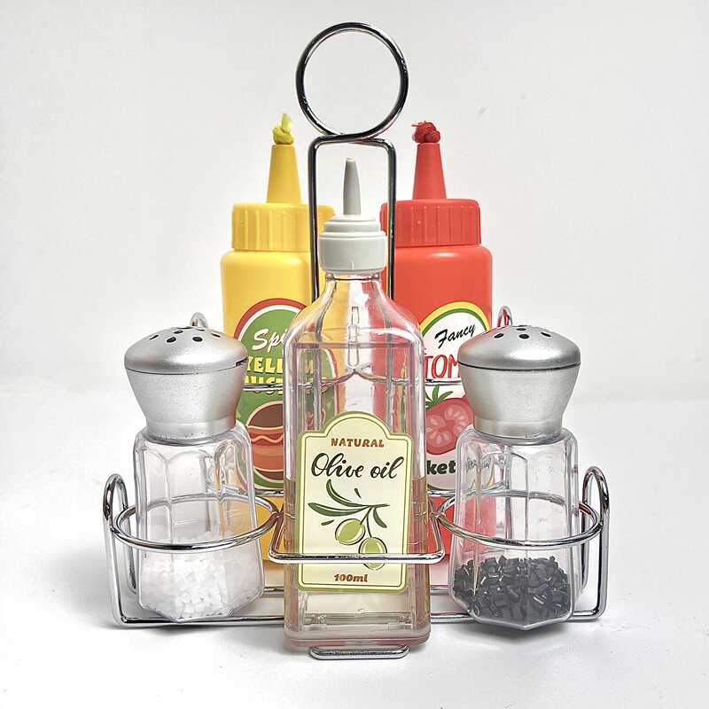 Children's Day Educational Pretend Play Kitchen Toys Seasoning Tools Toy Boys and Girls Cooking Set Gift