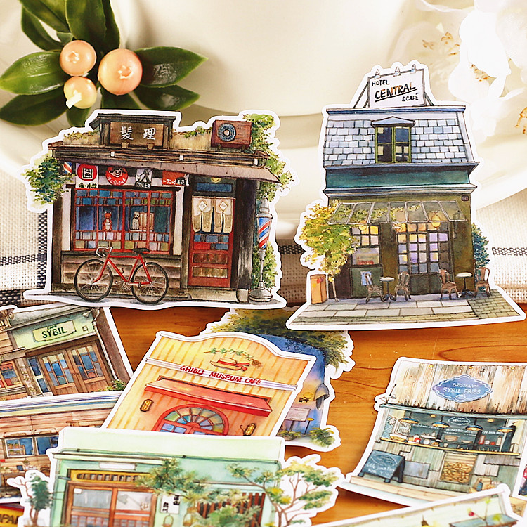 Handbill sticker cute expression Sticker Hand Ledger Perimeter Diary DIY Album Sticker Street Corner Small Shop