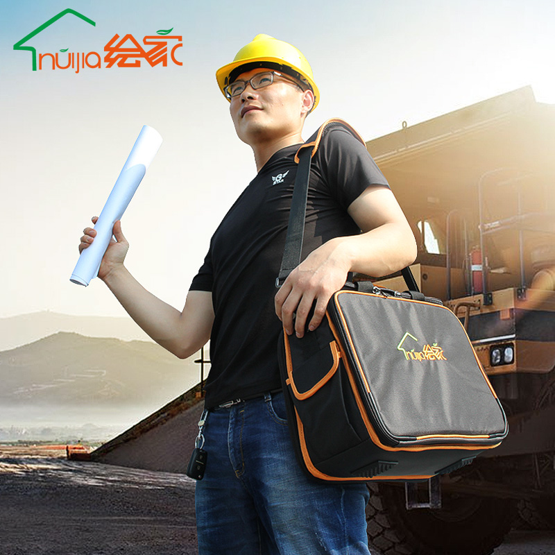 Plotter Kit Multifunction Home Appliances Repair Electrics Canvas Large Number Thickened Oxford Cloth Single Shoulder Tool Bag