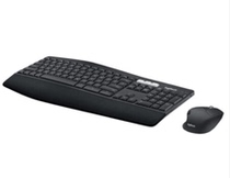 Rotech MK850 Office Wireless Keyboard Mouse Suit Ulian Connection Full Size Keyboard With Palm black