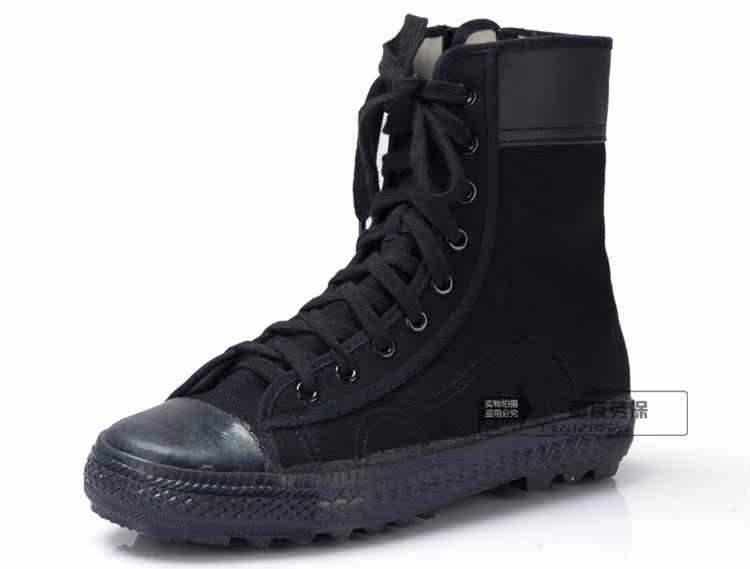 Bottes militaires en toile - porter - Ref 1400066 Image 11