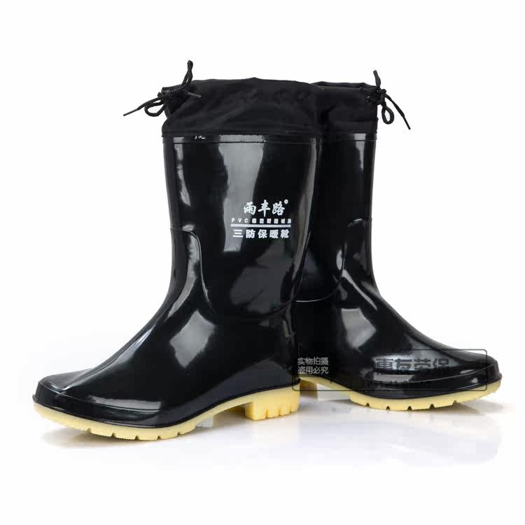 Chaussures - bottes caoutchouc homme pour hiver - semelle tendon - Ref 962672 Image 10