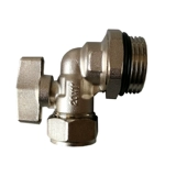 Утолщенные все -точковые алюминиевые пластиковые трубы 1620*1 -дюймовый угол шариковой клапан и напольный нагреватель