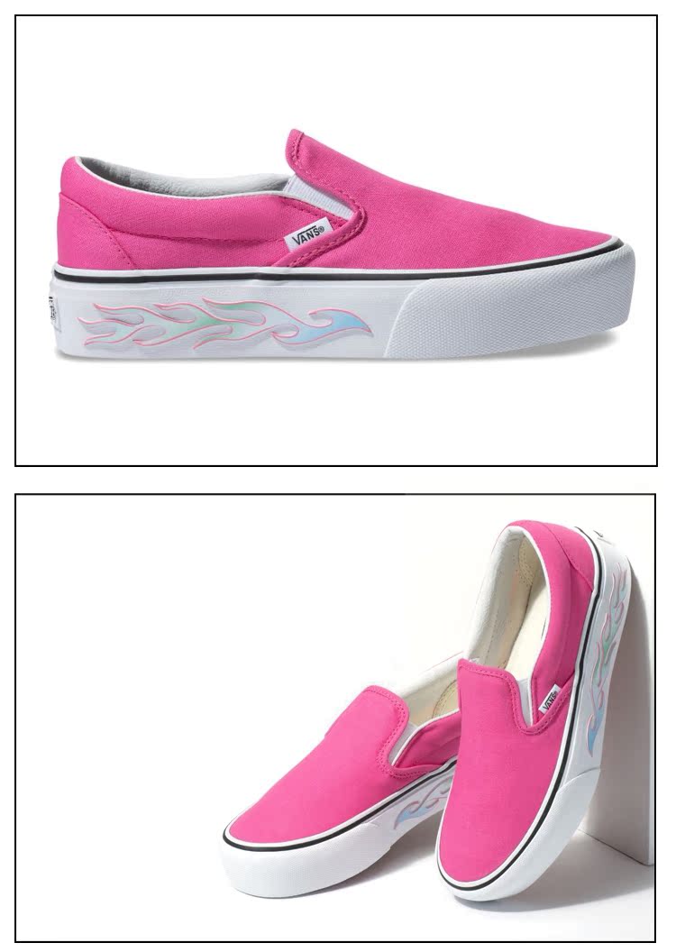Giày Vans chính hãng của Mỹ và giày nữ FLAME SK8-HI OLD SK School SLIP trên giày thông thường shop giày sneaker