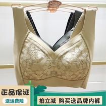 Xiangyue Mingmei thin vest underwear 61805 latex ring-free anti-sagging upper support gathered seamless bra