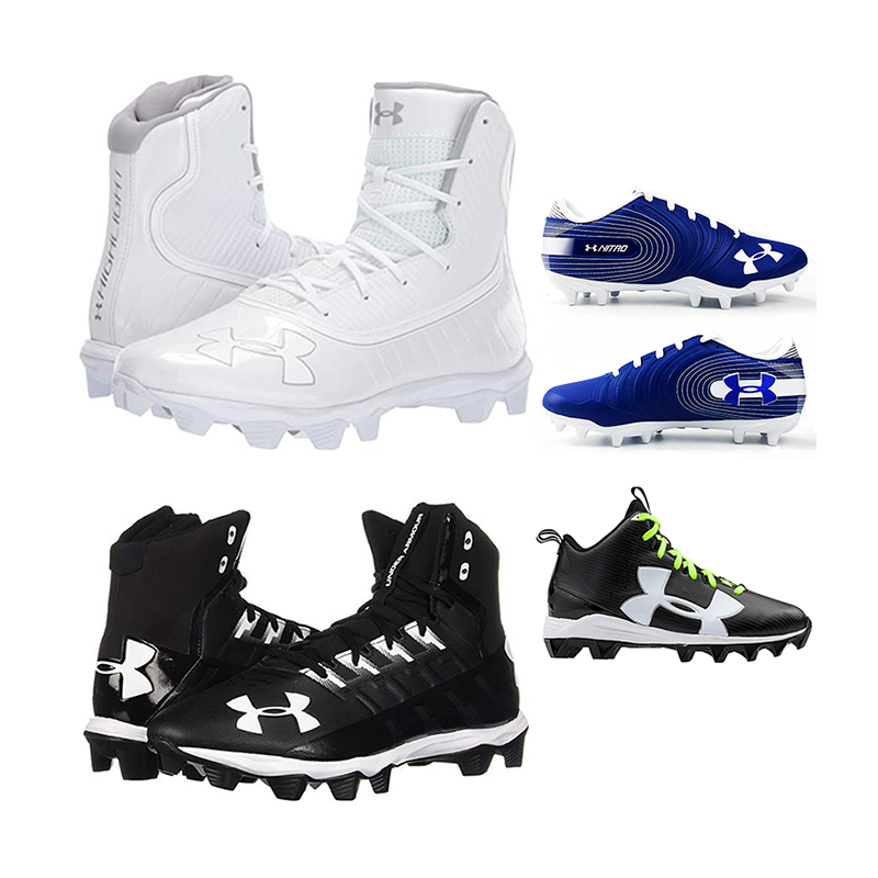 Anderma American Rugby Shoes UA Teen High Cylinder Rugby Shoes Girls Rugby Shoes Spot