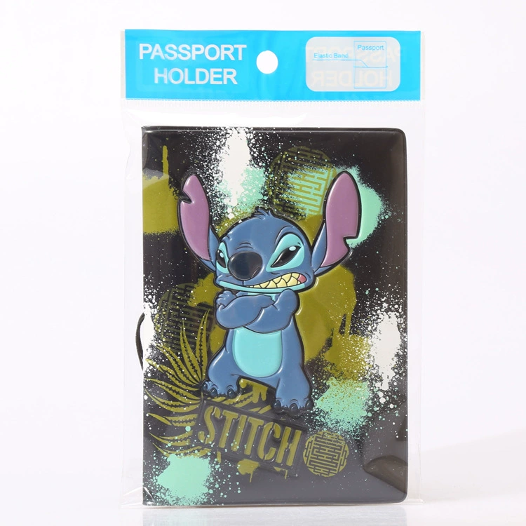 Star Trek Stitch Cartoon Passport Set Du lịch Hộ chiếu Clip Bảo quản Tài liệu Túi lưu trữ bao hộ chiếu