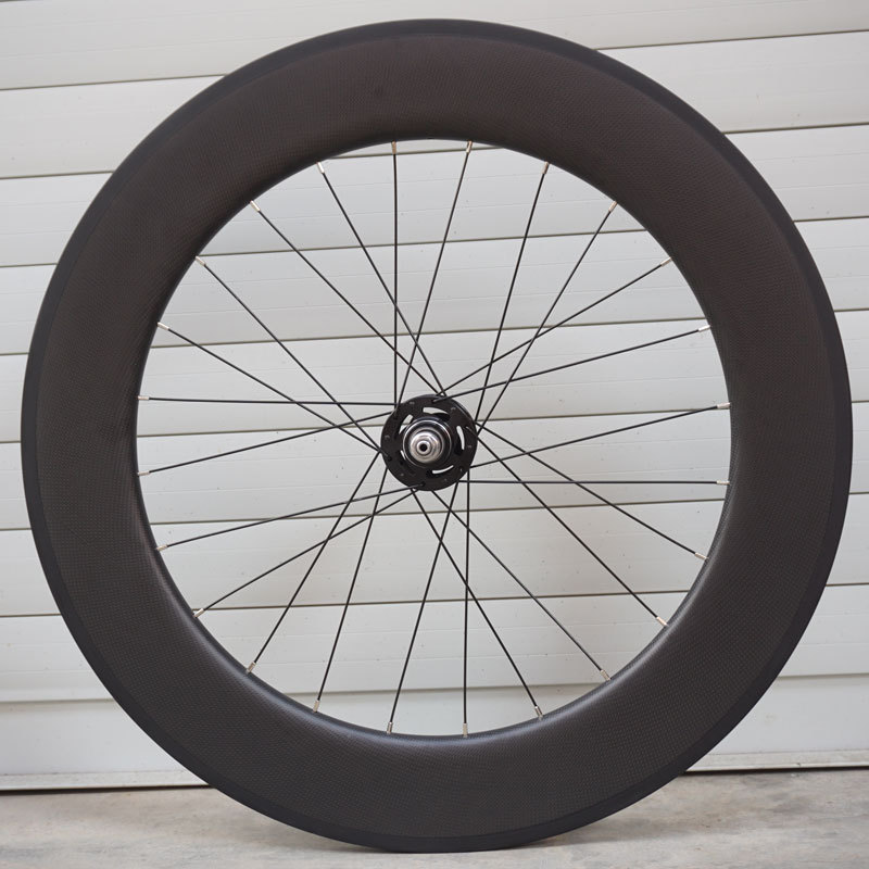 88 Carbon Carbon Fiber Wheelset Fixed Gear Bicycle Wheels Track Fixed Gear Set Carbon Wheel Racing Rims