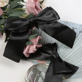 亦美珊 Аксессуар для волос с бантиком, заколка для волос, черные шпильки для волос, популярно в интернете