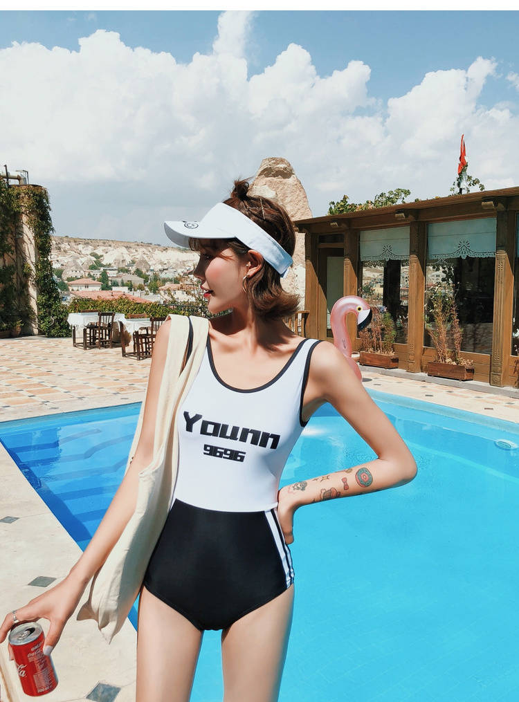 Áo tắm liền thân nữ bảo thủ hot hot 2018 thời trang mới gợi cảm áo tắm thể thao chuyên nghiệp mùa đông Hàn Quốc - Bộ đồ bơi One Piece đồ bơi liền thân nam giá rẻ
