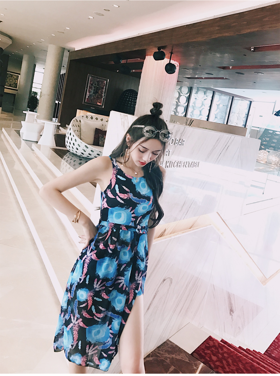 Yi Meishan áo tắm nữ chia đôi bảo thủ ngực nhỏ hai mảnh tụ tập để che bụng mỏng kiểu váy tắm mùa xuân nóng bỏng - Bộ đồ bơi hai mảnh 	các kiểu đồ bơi 2 mảnh	