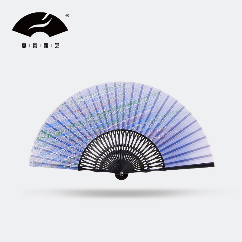 Summer wind and autumn art Chinese style ancient style small fresh hollow fan Hanfu cheongsam daily portable portable folding fan
