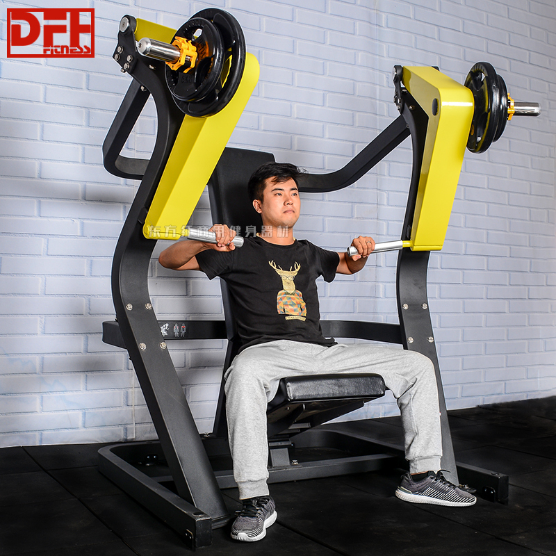 Commercial gym special Bumblebee sitting position two-way push chest flat push training machine maintenance-free strength equipment