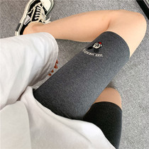 ins Summer Korean version bursting with 50% cotton Cartoon Embroidered Shorts Outside Wearing Underpants Riding Pants Women Midpants