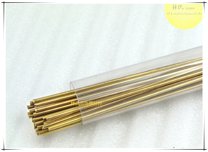 Copper welding strip Jewelry Water Port Brass Strip Nozzle Stick Solid Round Bronze Bar 1 0-3 0 jewelry beating gold tool