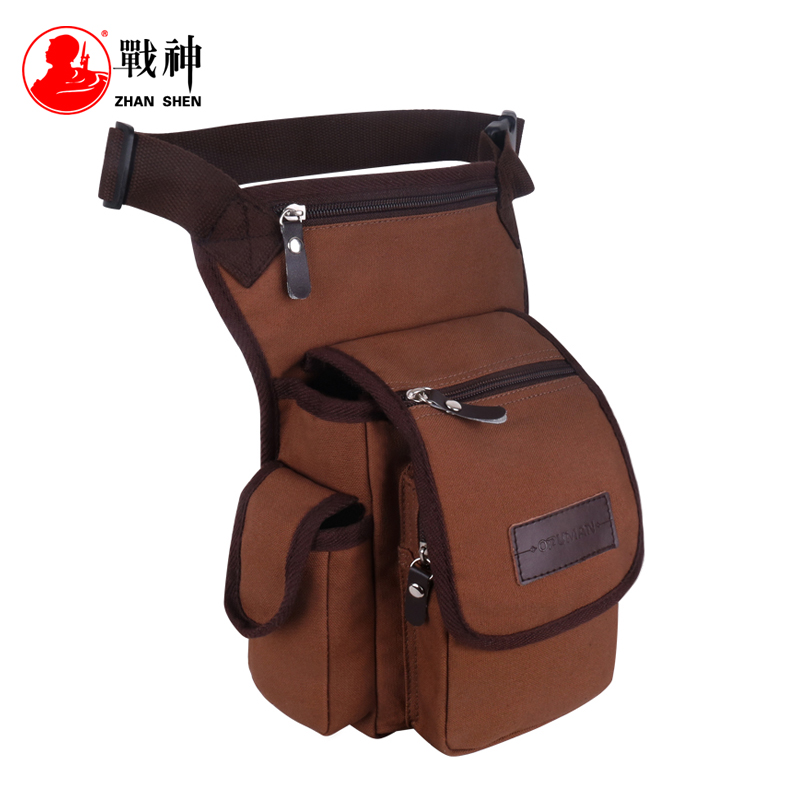 God of War leg bag Men's multi-purpose leg bag Outdoor leisure tactical bag Waist bag Leg hanging motorcycle riding marching fan waist and leg bag