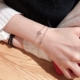 Nhật Bản và Hàn Quốc tính khí ngọt ngào dát zircon vòng đeo tay bảo vệ màu sắc mạ vòng đeo tay sinh viên không phai vòng hồ ly