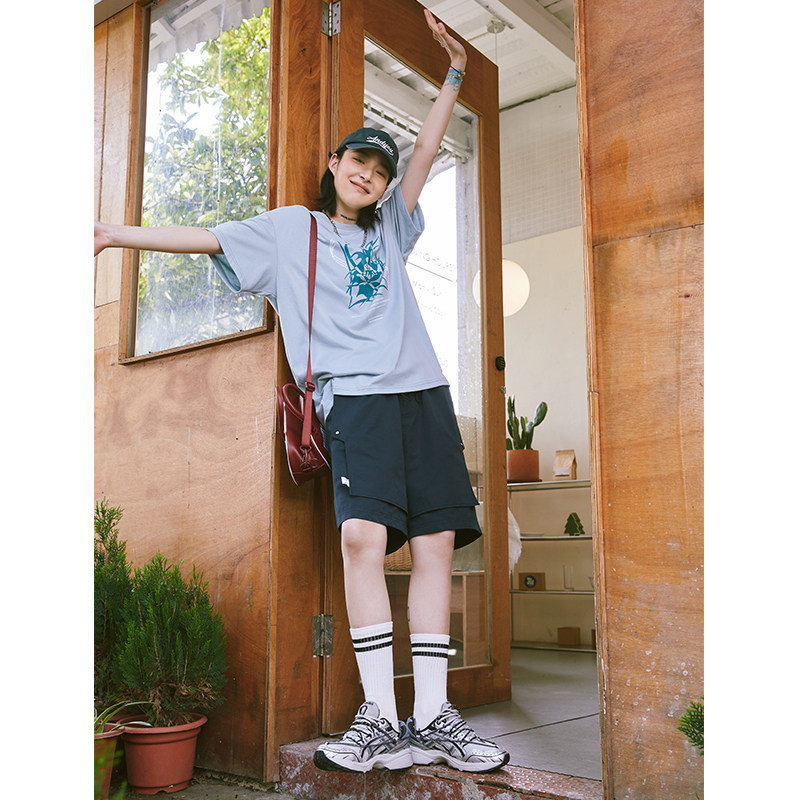 Jenny 2022 Summer new casual shorts sports 50% Pants Women Harbor Wind Tooling 50% Pants Day Ensemble Little Subwoman