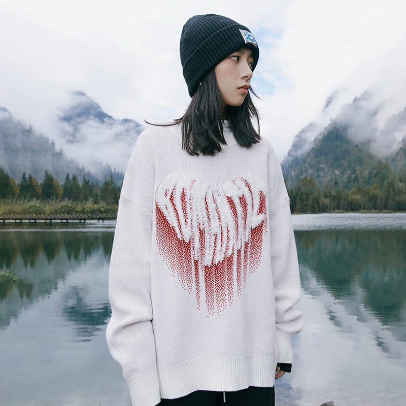 Jenny Space Agency street lazy loose thick sweater sweater women's new autumn coat pullover top winter