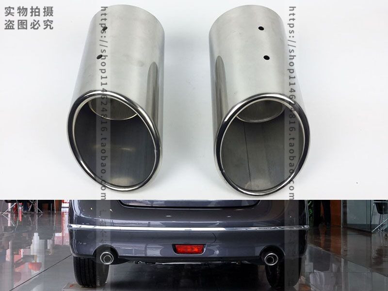 08-12-18 new Teana duke tailpipe sleeve stainless steel trim silencer tailpipe stainless steel tailpipe