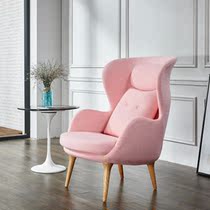 Nordic Design Leisure High Back Chair Villa Prototype Room Hostel for Simple Fashion Art High Hat Chair