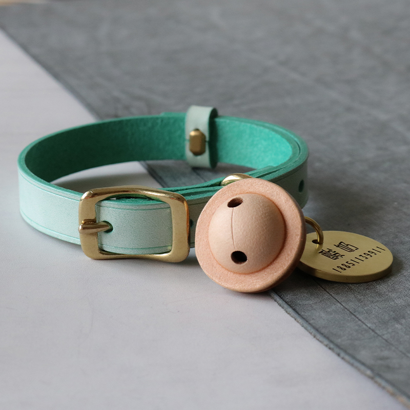 Pet cat bell collar cat neck and dog collar dog collar tailored inscription traction collar