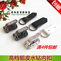 High-grade fur rhinestone dark buckle buckle mink fur Rex rabbit buckle button button inner buckle invisible button L14