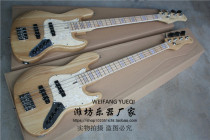 flyoung Marcus 4-string electric bass ash body maple white square frets 5 electronic active circuits