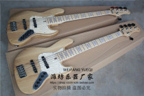 flyoung Marcus 5-string electric bass ash body maple white square frets 5 electronic active circuits