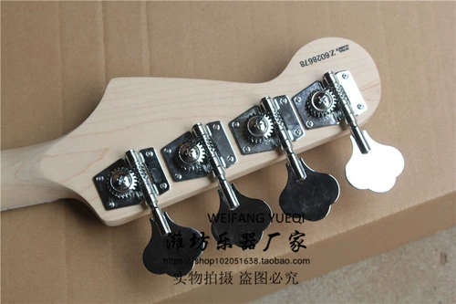 Flyoung Jazz Bass 4 Strough Schndromes Boda Maple Kini Kaski Rose White Food Вы можете принести кнопку фортепиано