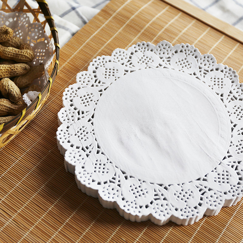 Lace Cake Pad Paper Dessert Paper Cake Flower Bottom Paper Lace Pad Paper Decorative Floor Pad Paper Through Flower Paper